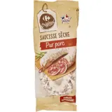 Saucisse sèche pur porc et de qualité supérieure CARREFOUR