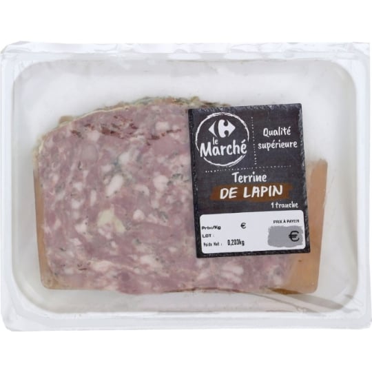 Terrine de Lapin de lapin CARREFOUR
