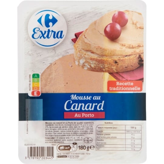 Mousse de Canard au Porto CARREFOUR