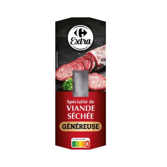 Saucisson au Jambon Spécialité de viande séchée généreuse CARREFOUR