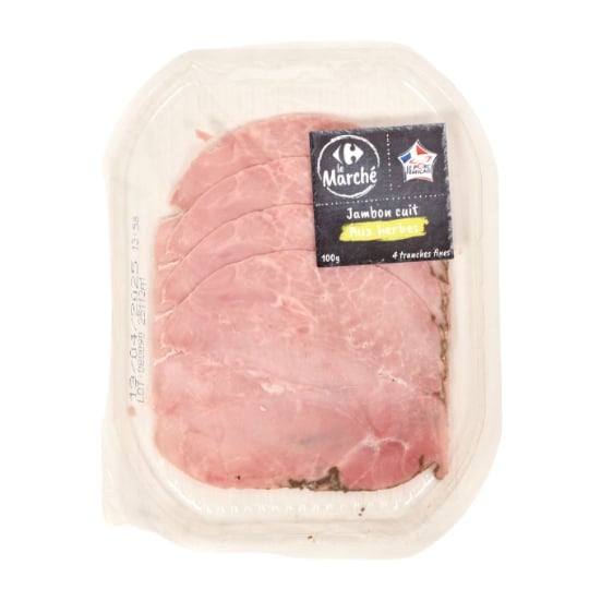 Jambon dégraissé aux herbes CARREFOUR