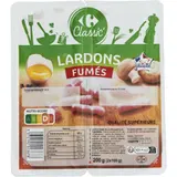 Lardons fumés et qualité supérieure CARREFOUR CLASSIC'