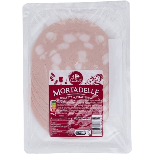 Mortadelle recette à l'italienne CARREFOUR CLASSIC'