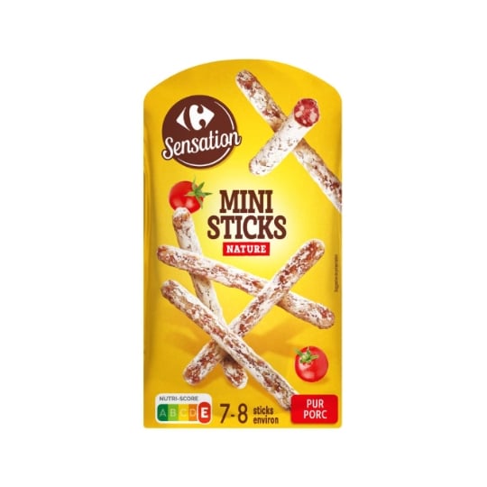 Mini Sticks Pur Porc Nature CARREFOUR SENSATION