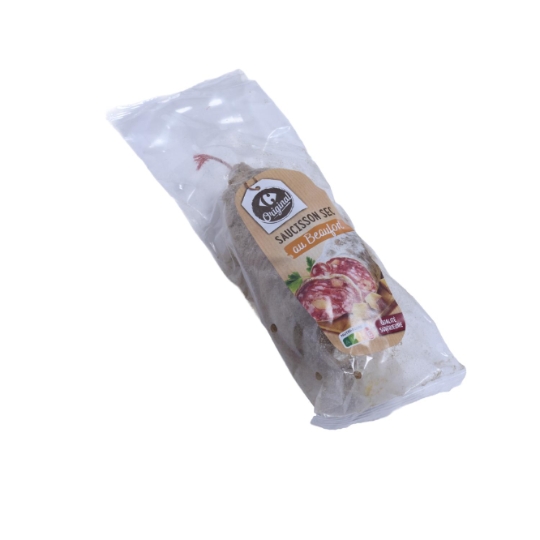 Saucisson sec qualité supérieure et au Beaufort CARREFOUR ORIGINAL