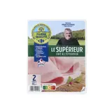 Jambon Le supérieur cuit à l'étouffée CARREFOUR EXTRA