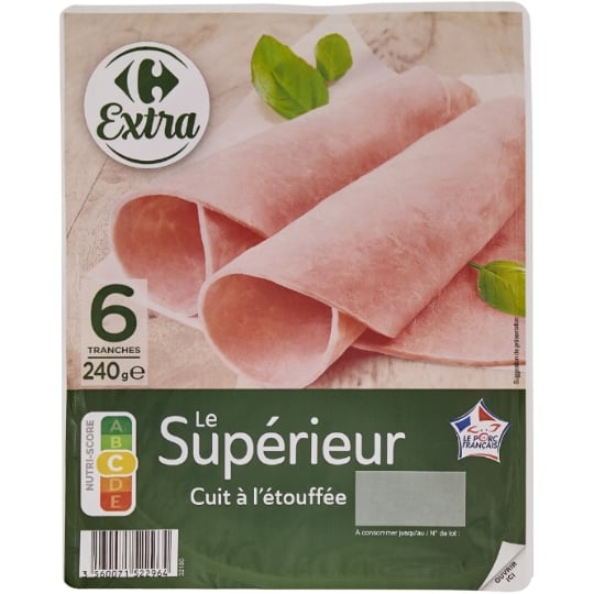 Jambon à L'étouffée CARREFOUR EXTRA