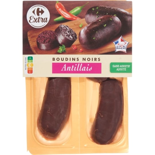 Boudins noirs antillais CARREFOUR EXTRA