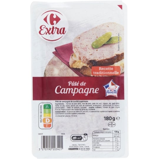 Terrine de Campagne CARREFOUR EXTRA