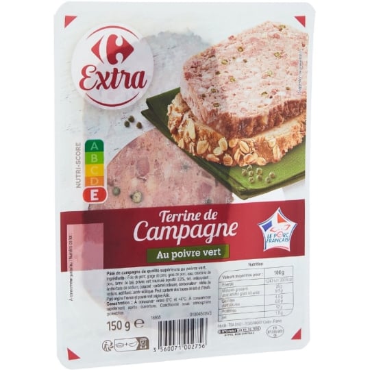 Pâté au Poivre Vert CARREFOUR EXTRA