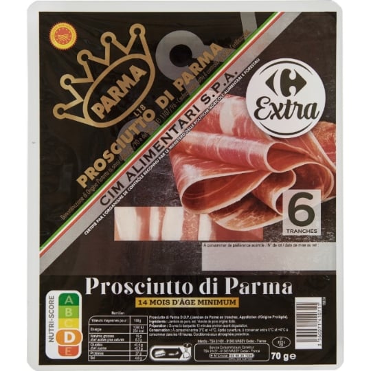Jambon de Parme A.O.P CARREFOUR EXTRA