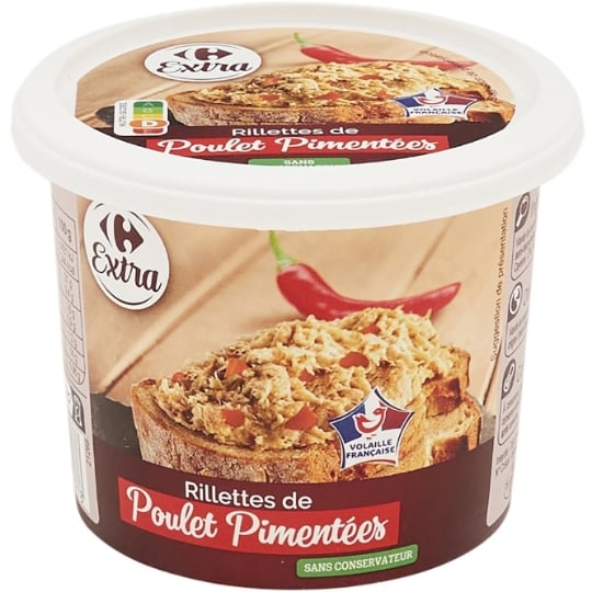Rillettes de Poulet Pimentées CARREFOUR EXTRA