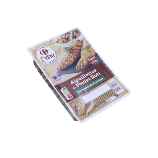 Aiguillettes de Poulet Rôti aux herbes de Provence et volaille française CARREFOUR EXTRA
