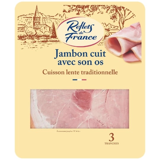Jambon Cuit Avec Son Os REFLETS DE FRANCE