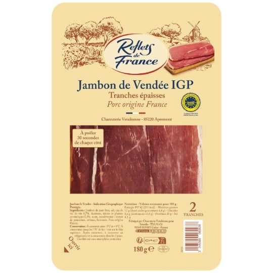 Jambon de Vendée IGP REFLETS DE FRANCE