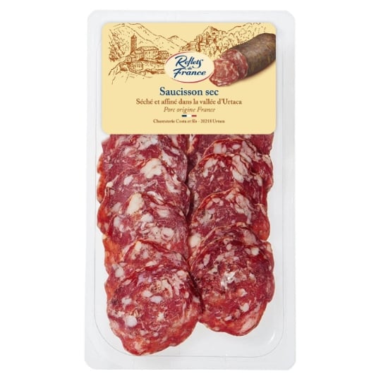 Saucisson Sec Séché et Affiné en Corse REFLETS DE FRANCE