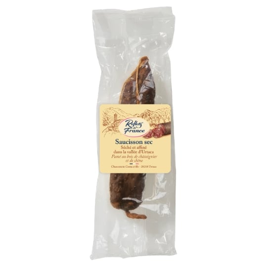 Saucisson Sec Séché et Affiné en Corse REFLETS DE FRANCE