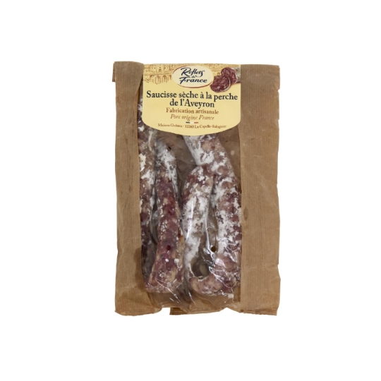 Saucisse Sèche à la Perche d’Aveyron REFLETS DE FRANCE