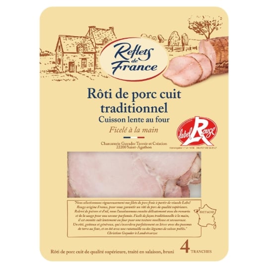 Rôti de porc cuit LR REFLETS DE FRANCE