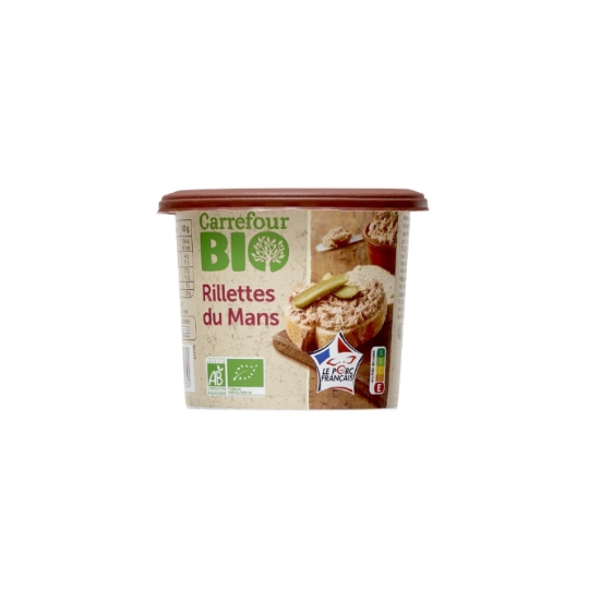 Rillettes du Mans Bio CARREFOUR BIO