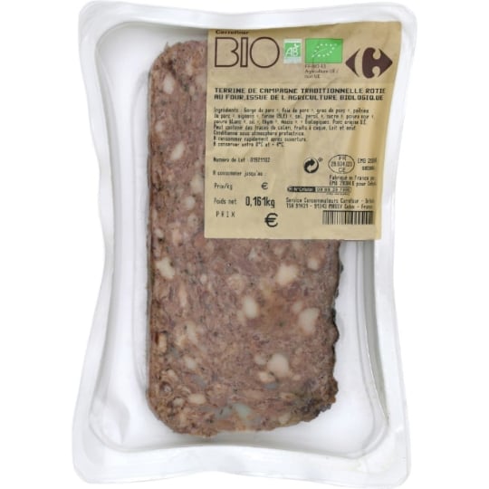 Pâté de Campagne Bio CARREFOUR BIO