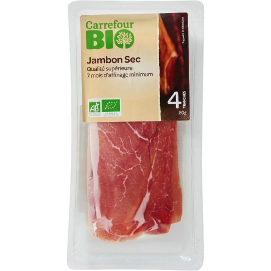 Jambon Sec Bio CARREFOUR BIO