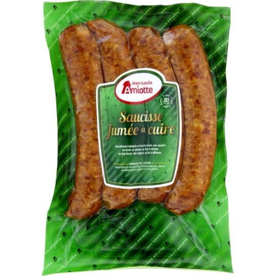 Saucisse fumée à cuire AMIOTTE