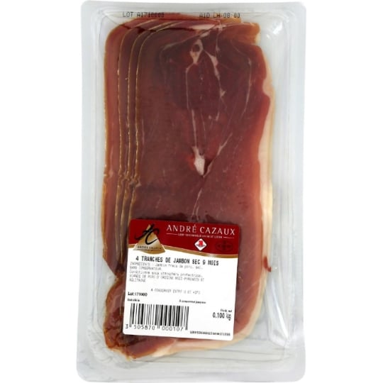 Jambon sec 9 mois ANDRE CAZAUX