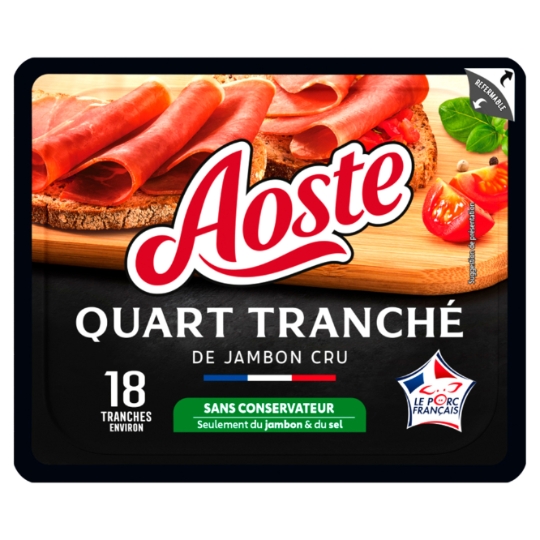 Jambon Cru Quart Tranché AOSTE