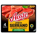 Jambon Cru Serrano Grandes Tranches AOSTE