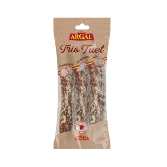 Fuet Trio Classique, Jalapeño, Ail ARGAL