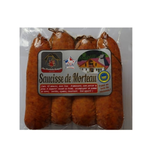 Saucisse de Morteau  IGP AUX PRODUITS SAUGETS
