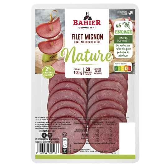 Filet Mignon Fumé Nature BAHIER