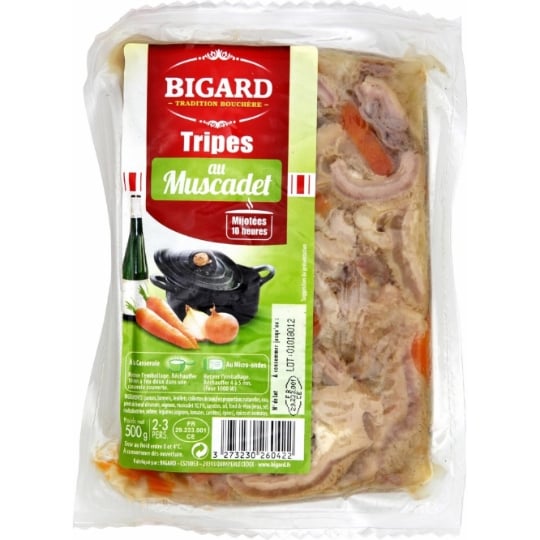 Plat Cuisiné Tripes au Muscadet BIGARD