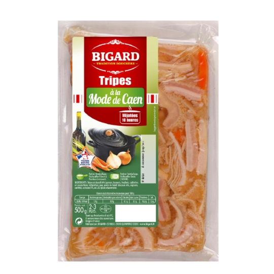 Plat Cuisiné Tripes à La Mode de Caen BIGARD