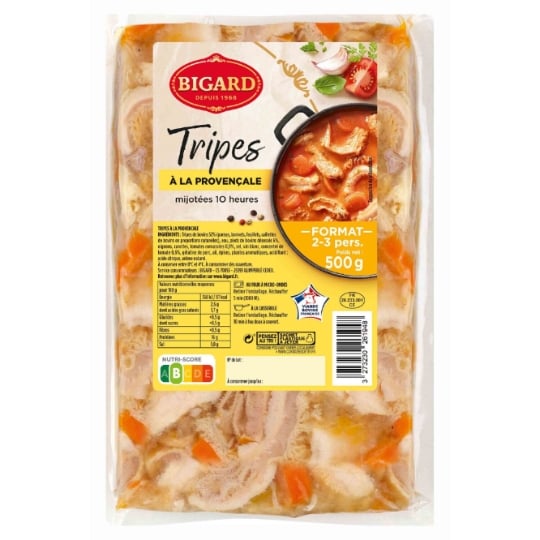 Plat Cuisiné Tripes à La Provençale BIGARD