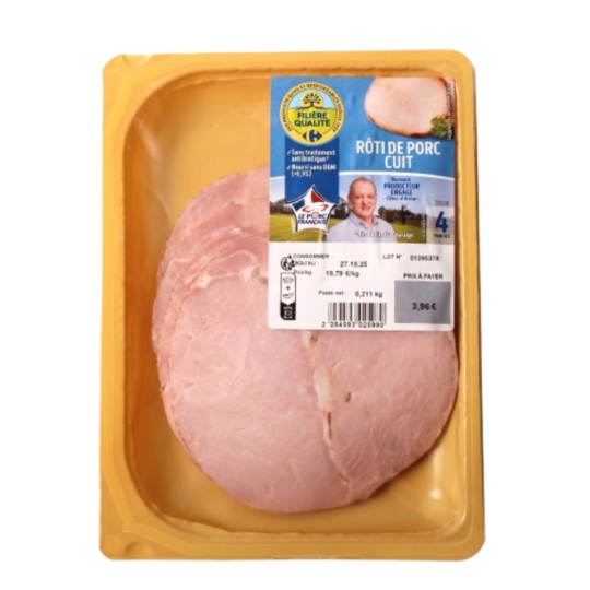 Roti de Porc Cuit CARREFOUR LE MARCHE