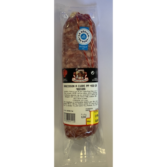 Saucisson à Cuire 100% Rhône-Alpes CARREL COMPAGNON DAUPHINOIS