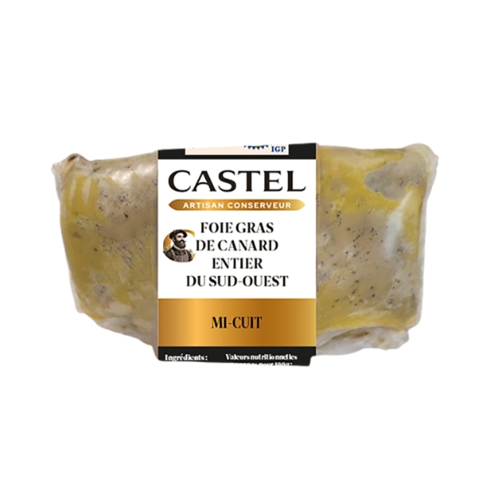 Foie Gras de Canard du Sud Ouest Mi-Cuit CASTEL FOIE GRAS