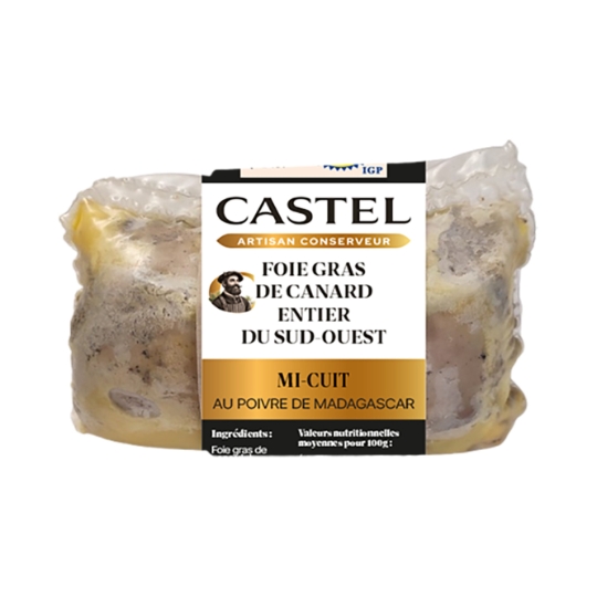 Foie Gras Entier de Canard du Sud-Ouest CASTEL FOIE GRAS