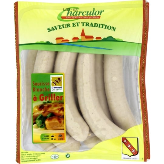 Saucisse blanche à griller CHARCULOR