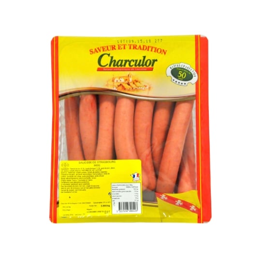 Saucisse de Strasbourg CHARCULOR