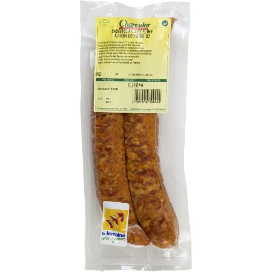 Saucisses à cuire fumées CHARCULOR