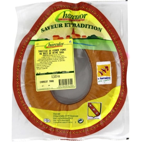 Saucisse de viande fumée CHARCULOR