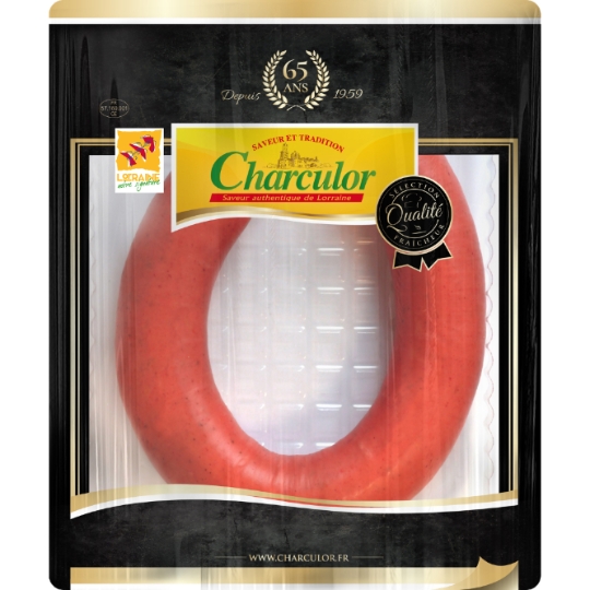 Saucisse de Lorraine Saveur authentique Tradition CHARCULOR