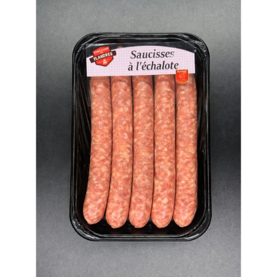 Saucisses à l'Echalote CHARCUTERIE DES FLANDRES