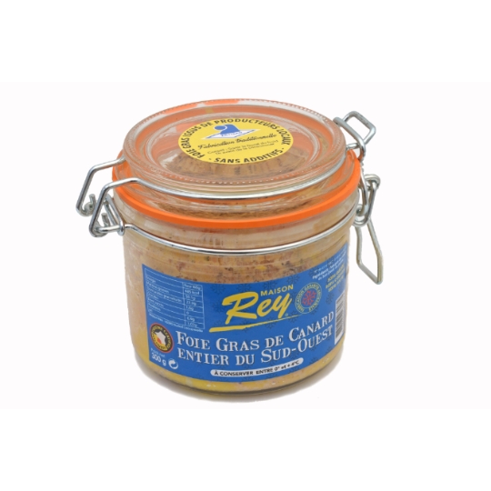 Foie Gras de Canard Entier IGP du Sud-Ouest CHARCUTERIE REY