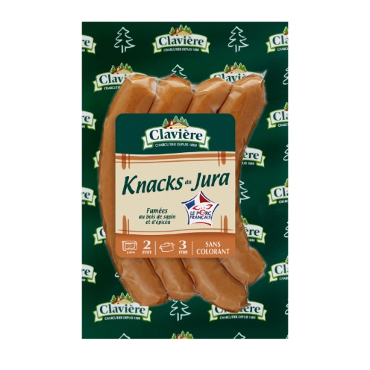 Saucisses Knacks du Jura CLAVIERE