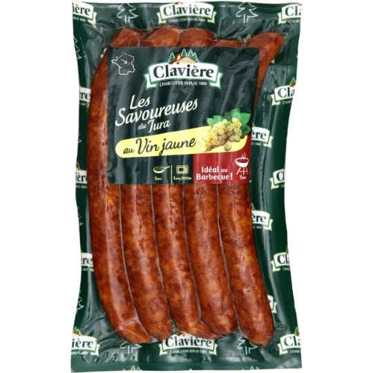 Saucisses au vin jaune CLAVIERE