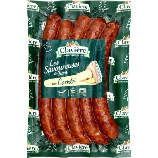 Saucisses au comté CLAVIERE